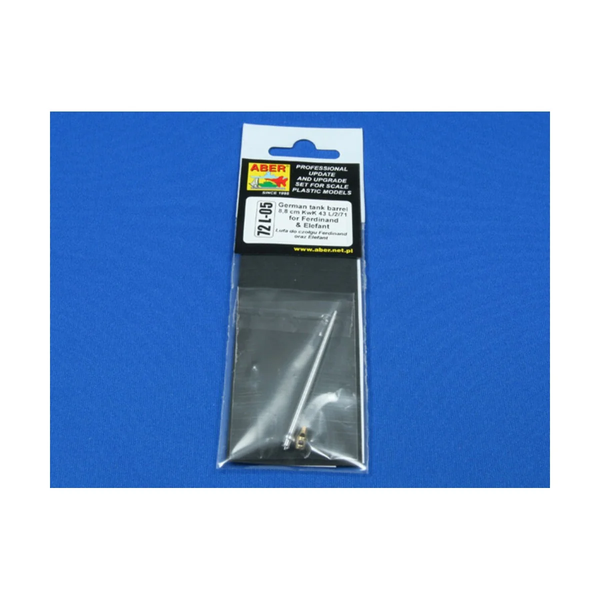 8, 8cm KwK 43L/2/71 german tank barrel for Ferdinand, Elefant, 1/72...