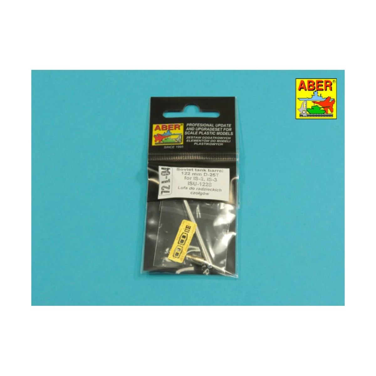 122mm D-25T Soviet tank barrel for IS-2, IS-3, ISU-122S, 1/72 - Abe...