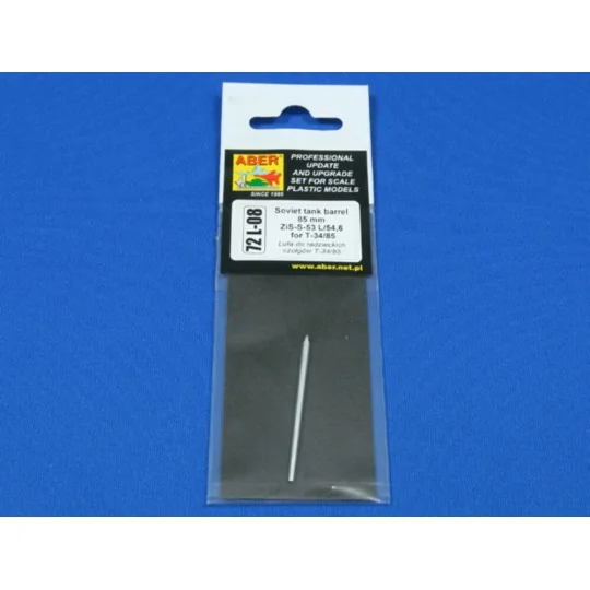 Sovier tank barrel for T-34/85, 1/72 - Aber Models 72 L-08