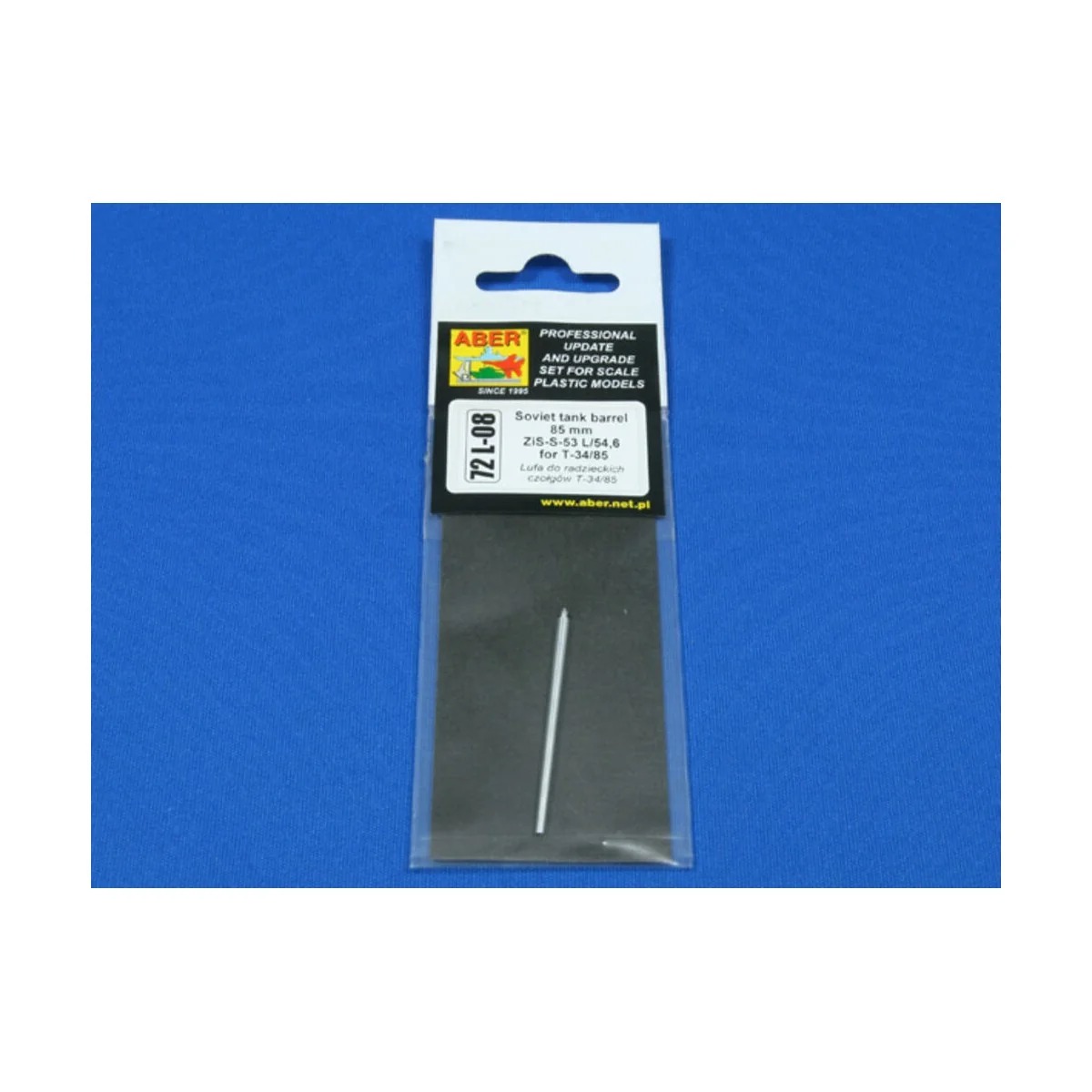 Sovier tank barrel for T-34/85, 1/72 - Aber Models 72 L-08