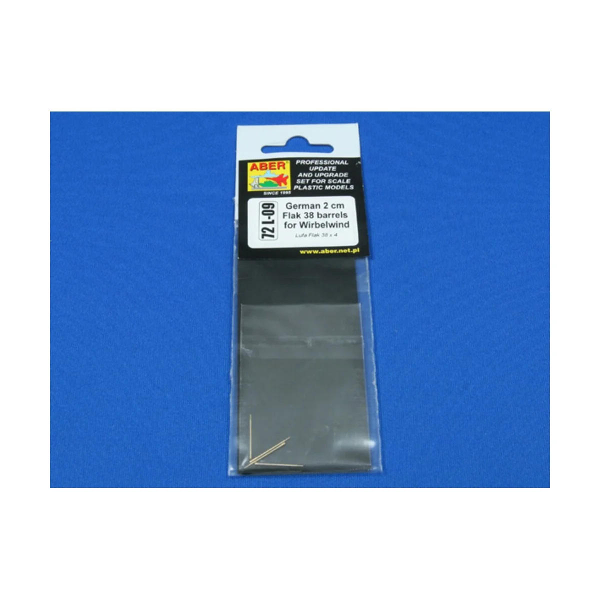 German 2 cm Flak 38 barrels, 1/72 - Aber Models 72 L-09