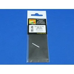 German 15 cm SiG33 gun barrel, 1/72 - Aber Models 72 L-15 2