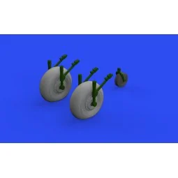 Lancaster B Mk.I wheels 1/48 for HKM - Eduard Accessories 648656