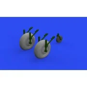 Lancaster B Mk.I wheels 1/48 for HKM, 1/48 - Eduard Accessories 648656