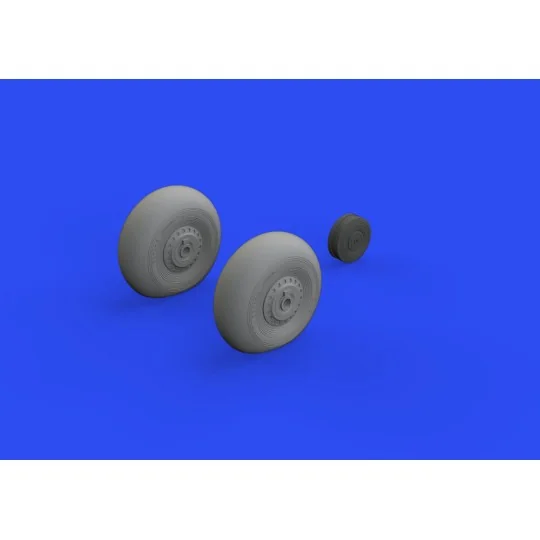 Lancaster B Mk.I wheels 1/48 for HKM - Eduard Accessories 648656