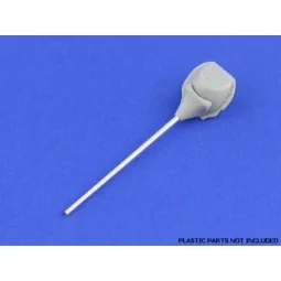 German 75mm Pak 42L/70 gun barrel Jagdpanzer IV, 1/72 - Aber Models... 2