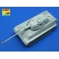 8, 8 cm barrel for Tiger II early Porsche, 1/72 - Aber Models 72 L-36