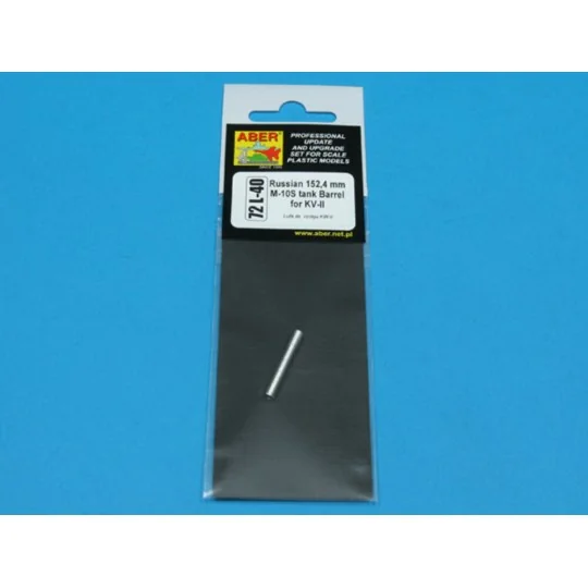 Russian 152, 4 mm M-10S barrel for KV-II, 1/72 - Aber Models 72 L-40