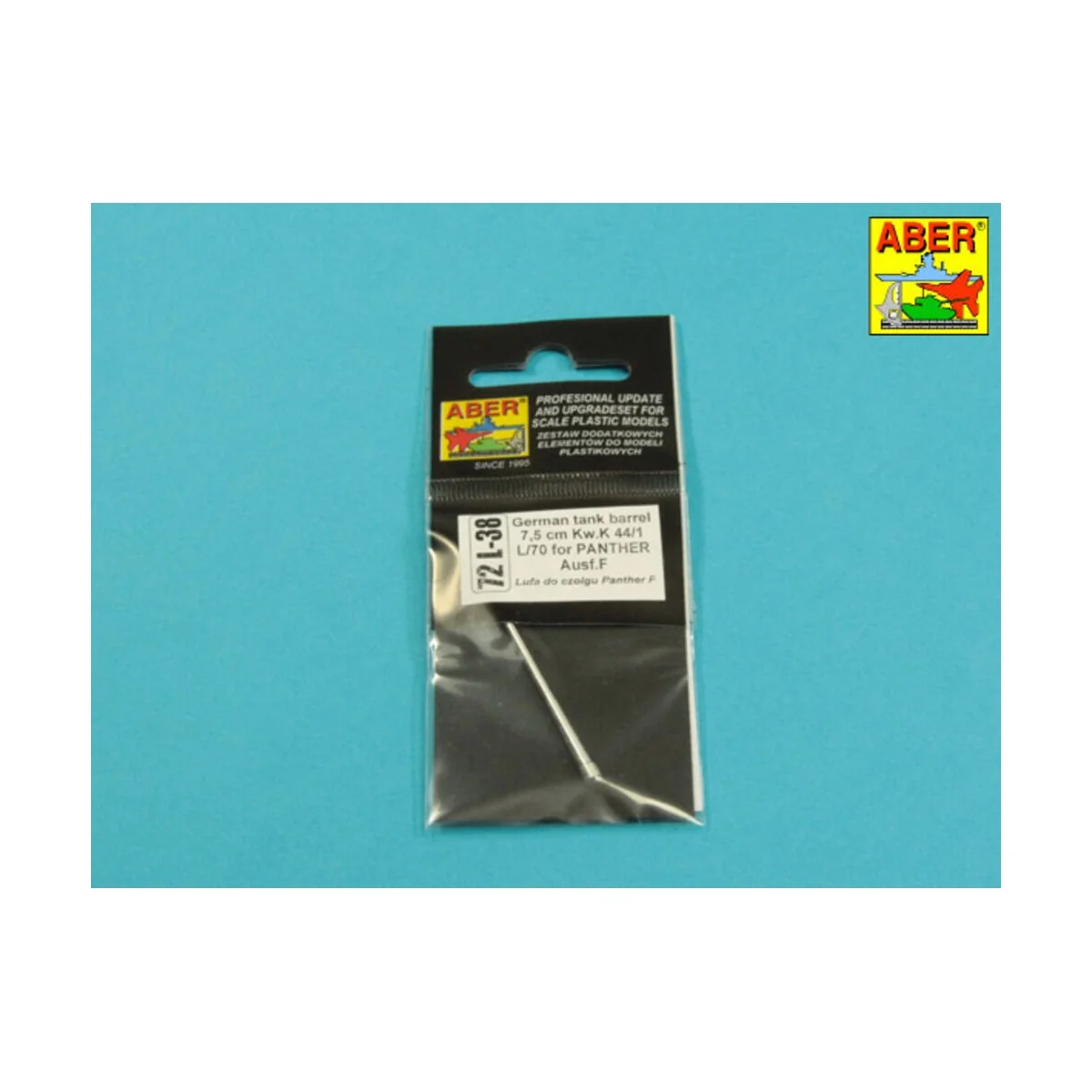KwK 44/1 L/70 barrel for Panther Ausf.F, 1/72 - Aber Models 72 L-38