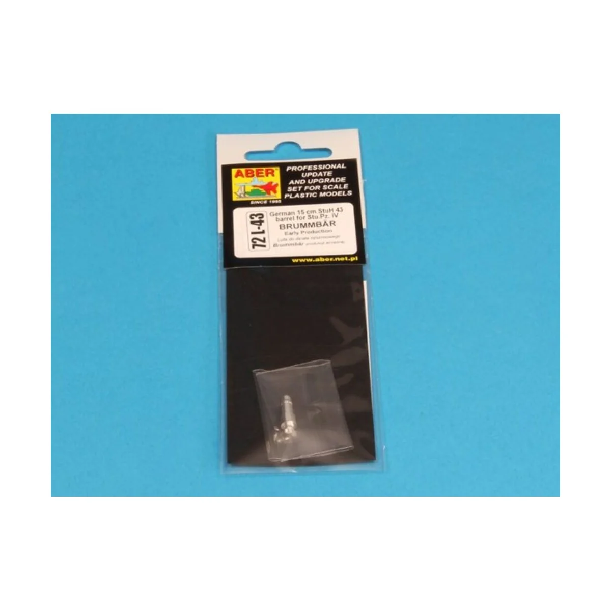 15cm Barrel for BRUMBAR-Early, 1/72 - Aber Models 72 L-43