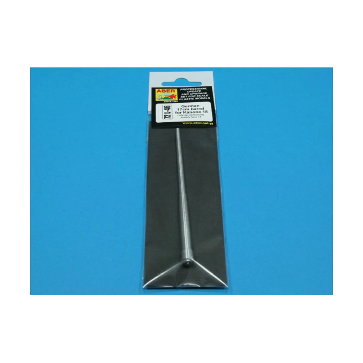 German 17 cm barrel for Kanone 18, 1/72 - Aber Models 72 L-46