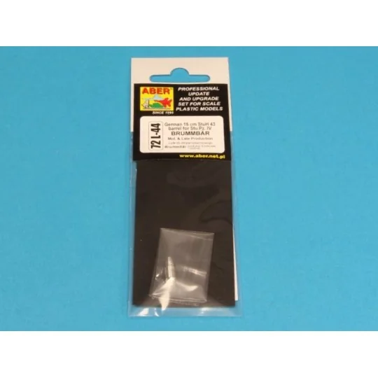 15cm Barrel for BRUMBAR- middle/late version, 1/72 - Aber Models 72...