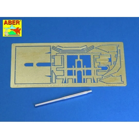 Italian barrel for 90/53 with shield, 1/72 - Aber Models 72 L-47