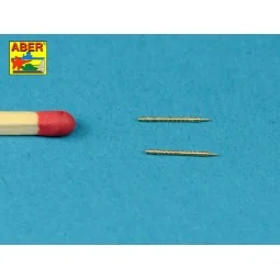 Set of 2 barrels for German machine guns MG34, 1/72 - Aber Models 7...