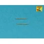 Set of 2 barrels for German machine guns MG34, 1/72 - Aber Models 7...