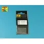 Set of 2 barrels for German machine guns MG34, 1/72 - Aber Models 7...