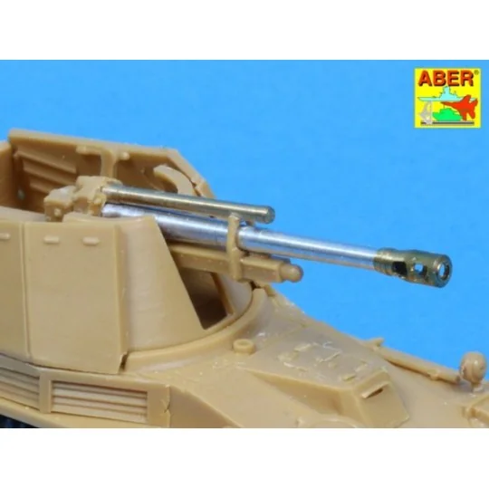 105mm barrel for LeFH 18 & Wespe, 1/72 - Aber Models 72 L-55