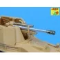 105mm barrel for LeFH 18 & Wespe, 1/72 - Aber Models 72 L-55