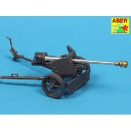 75mm barrel for PaK40 - late muzzle, 1/72 - Aber Models 72 L-56 2