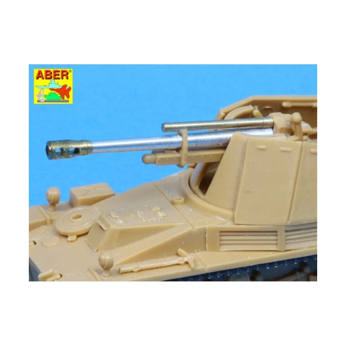 105mm barrel for LeFH 18 & Wespe, 1/72 - Aber Models 72 L-55