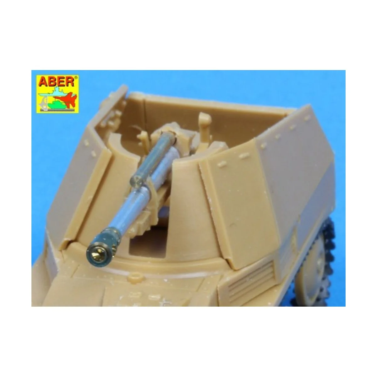 105mm barrel for LeFH 18 & Wespe, 1/72 - Aber Models 72 L-55