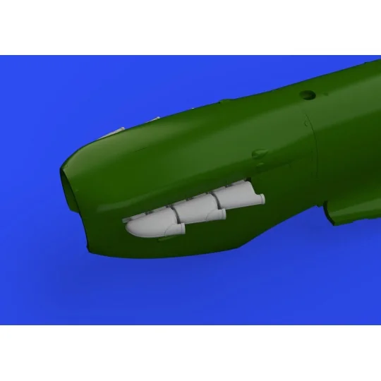 Spitfire Mk.V three-stacks exhausts rounded 1/48 for EDUARD, 1/48 -...