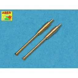 Set of 2 gun barrels KwK 38, 1/72 - Aber Models 72 L-58 2