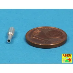 75mm KwK 37 L/24 barrel, 1/72 - Aber Models 72 L-59 2