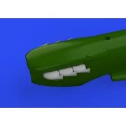 Spitfire Mk.V three-stacks exhausts fishtail 1/48 for EDUARD, 1/48 ...