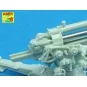 Two-piece 88mm barrel for Flak 36/37, 1/72 - Aber Models 72 L-62
