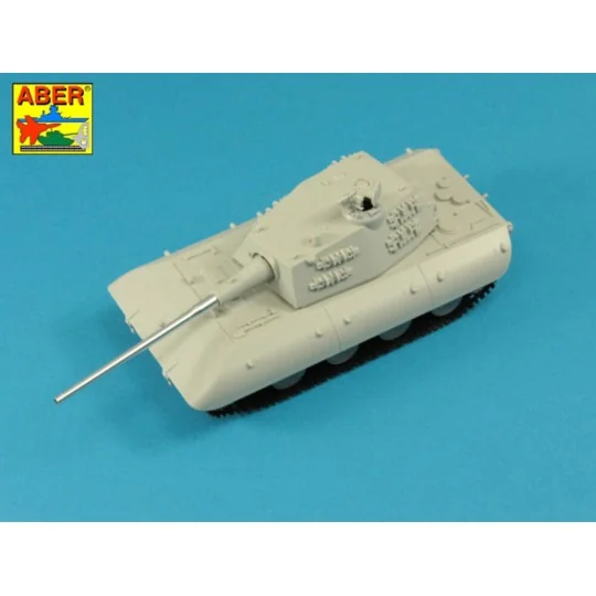 128mm KwK 44 L/65 barrel for German E-100 Super Heavy Tank, 1/72 - ...