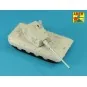 128mm KwK 44 L/65 barrel for German E-100 Super Heavy Tank, 1/72 - ...