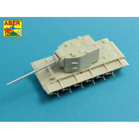 Russian 107 mm ZIS-6 tank barrel for KV-2, 1/72 - Aber Models 72 L-70