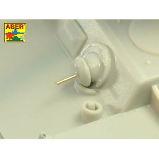 Russian 107 mm ZIS-6 tank barrel for KV-2, 1/72 - Aber Models 72 L-70