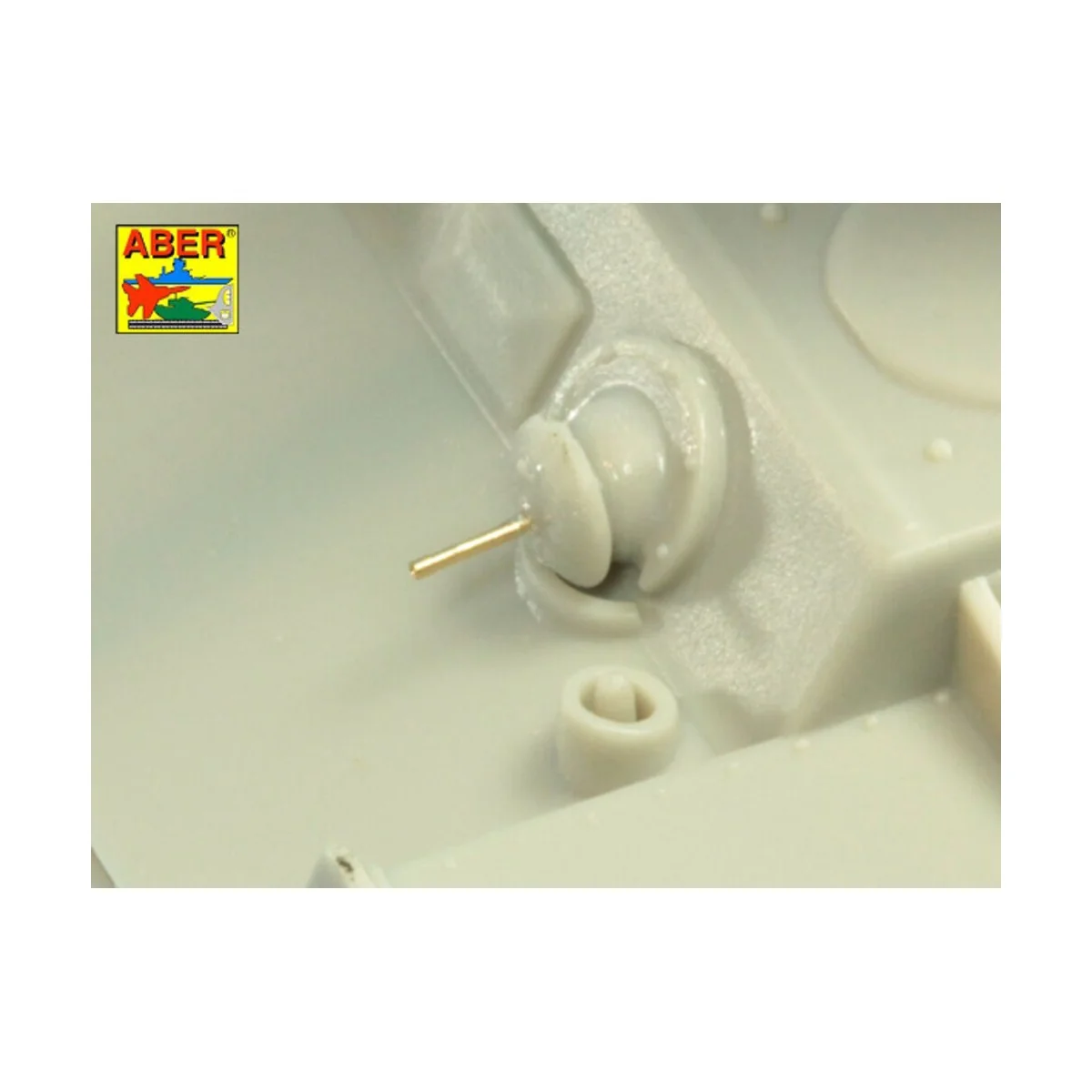Russian 107 mm ZIS-6 tank barrel for KV-2, 1/72 - Aber Models 72 L-70