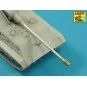 10, 5/cm L/62 A/T gun barrel for German E-50 SPG Gun, 1/72 - Aber M...