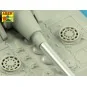 10, 5/cm L/62 A/T gun barrel for German E-50 SPG Gun, 1/72 - Aber M...