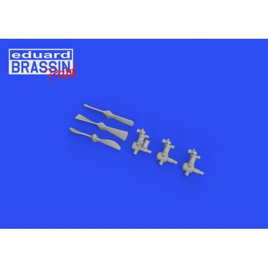 Sopwith Camel Rotherham air pumps 1/48 for EDUARD - Eduard Accessor...