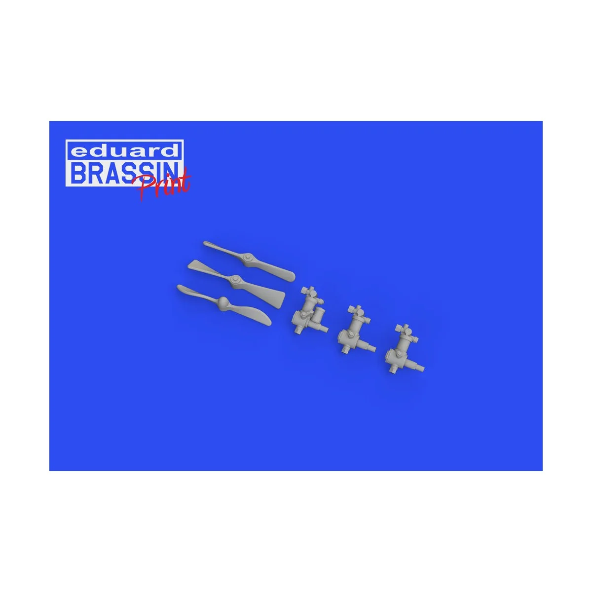 Sopwith Camel Rotherham air pumps 1/48 for EDUARD - Eduard Accessor...