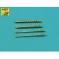 Set of 2 cal .50 (12, 7mm) standard barrels for US aircraft machine...