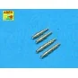 4 barrels tips for MG 17, 1/32 - Aber Models A32 003