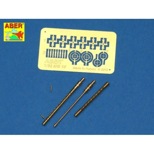2 barrels for MG 15, 1/32 - Aber Models A32 001