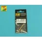 4 barrels tips for MG 17, 1/32 - Aber Models A32 003