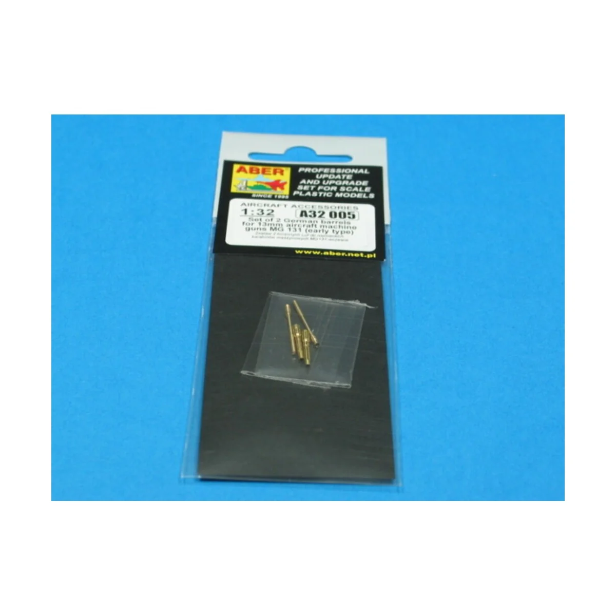 2 barrels for MG 131 -early, 1/32 - Aber Models A32 005