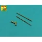 4 barrels tips for MG 17, 1/32 - Aber Models A32 003