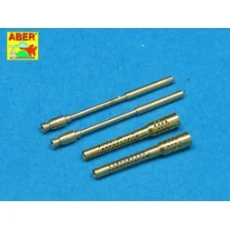 2 barrels for MG 131 -middle, 1/32 - Aber Models A32 006 2
