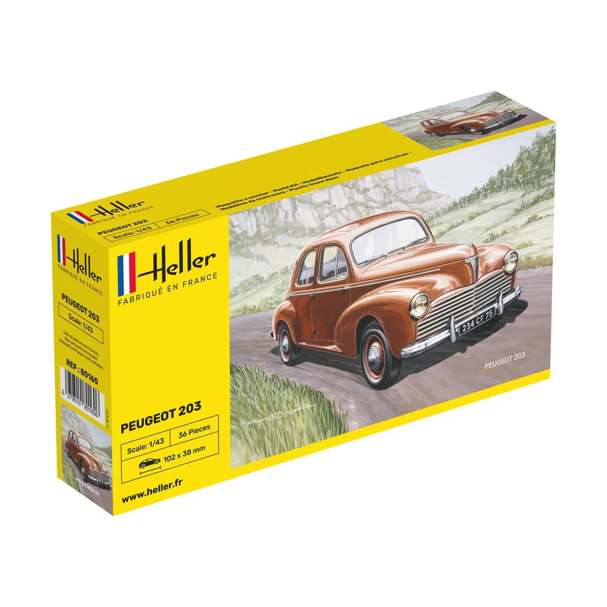 Peugeot 203, 1/43 - Heller 80160