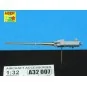 2 barrels for MG 151/20, 1/32 - Aber Models A32 007