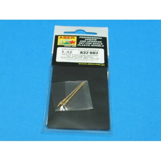 2 barrels for MG 151/20, 1/32 - Aber Models A32 007