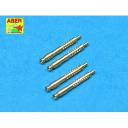 4 barrel tips for MG 131, 1/32 - Aber Models A32 011 2